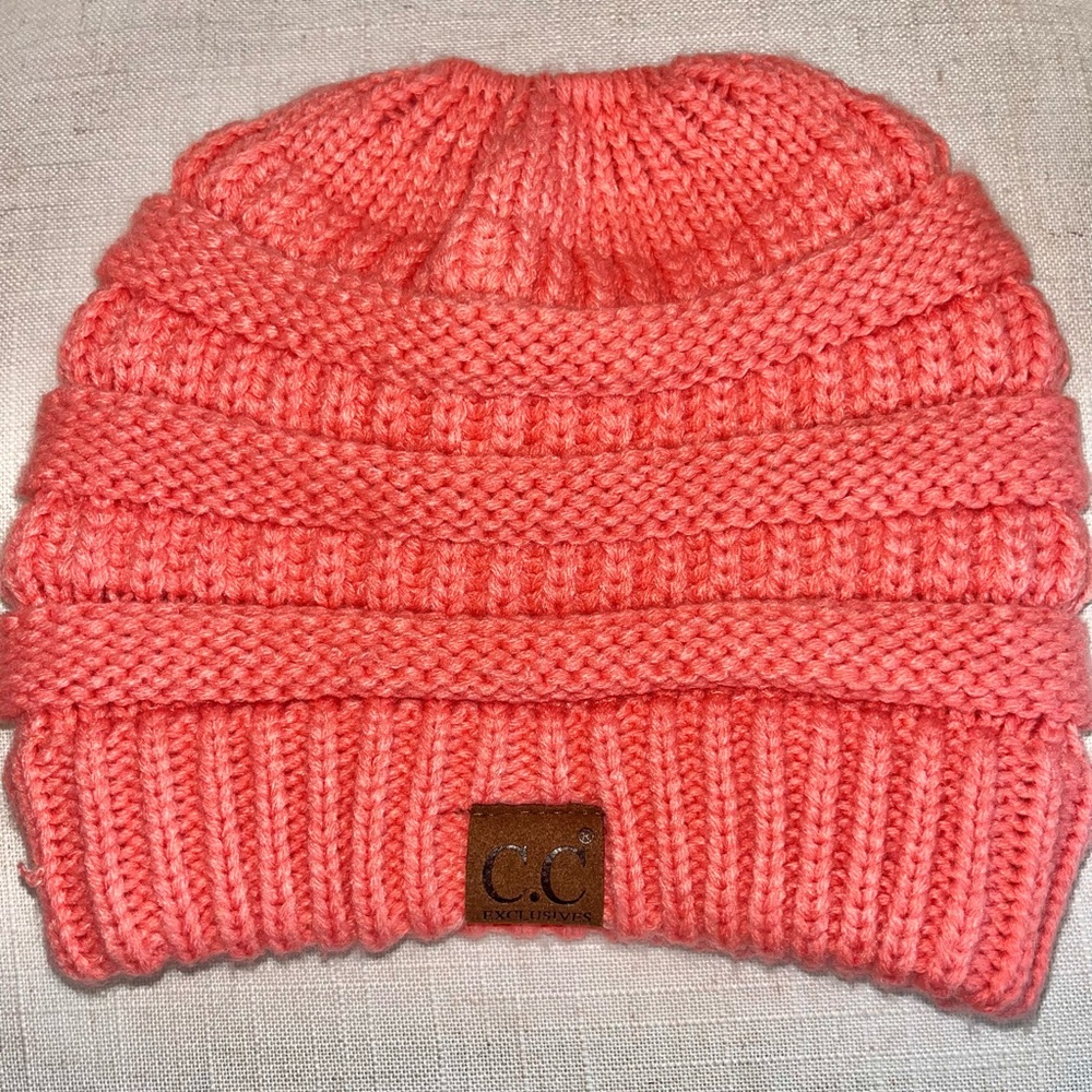 Knitted Ponytail Beanie